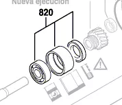 Roulement réf. 3 604 441 011 BOSCH